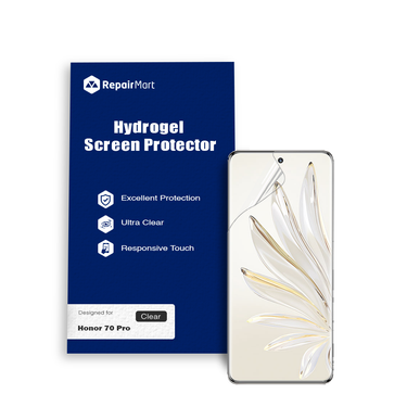 Honor 70 Pro Compatible Premium Hydrogel Screen Protector With Full Coverage Ultra HD
